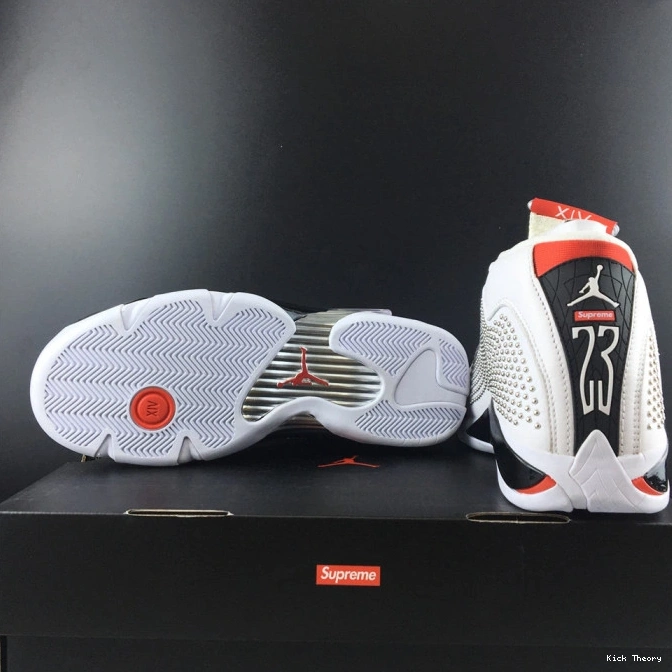 Kicked Out Shoe Store Jordan Retro Air 14 BV7630-106 White 0708